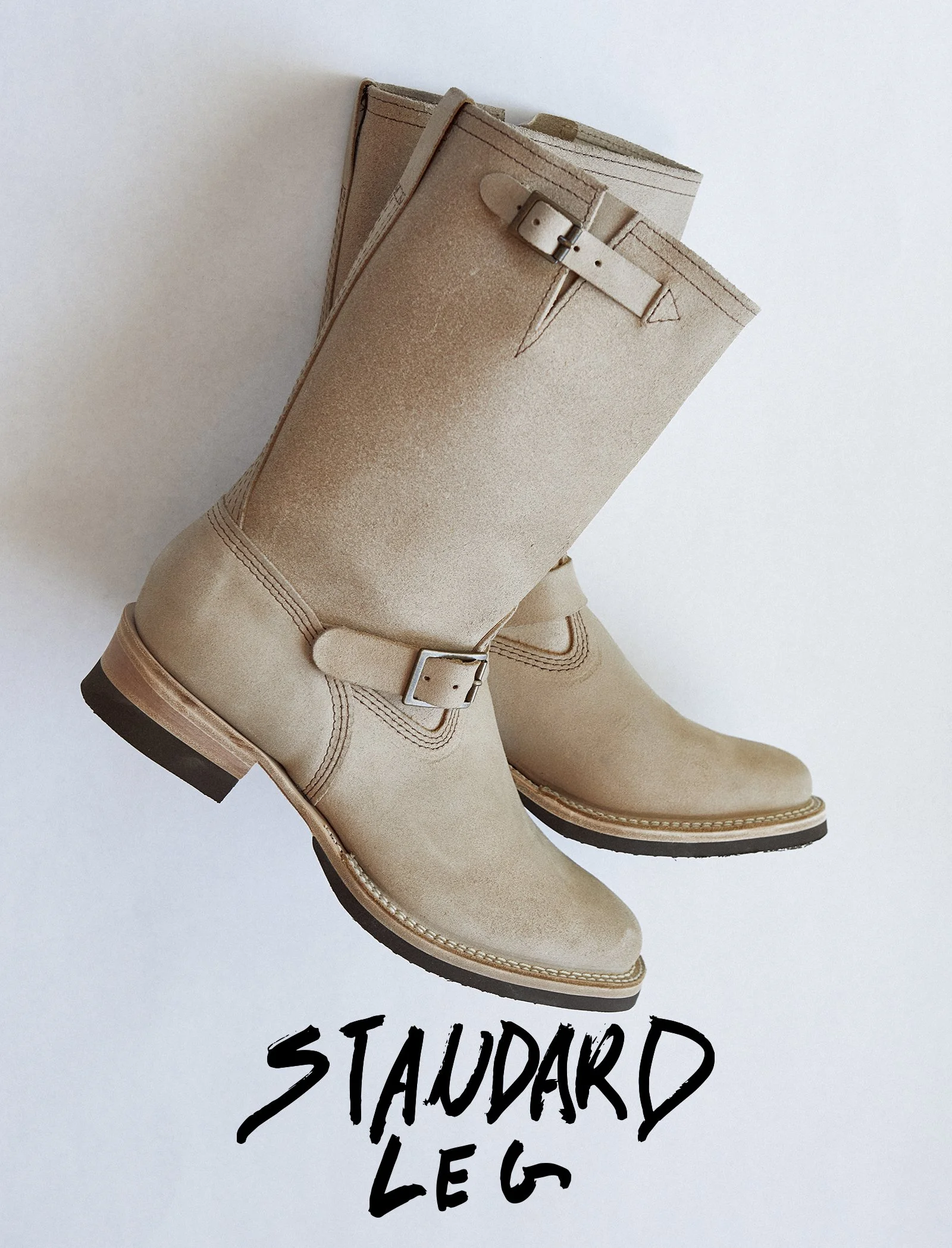 トクコプルミエヴォル　BRITISH 　強撚スムース　ＰＯ Beige BLUBAUGH X WESCO T–BIRD Engineer Boot — TODD BLUBAUGH